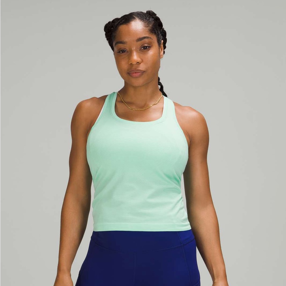 Lululemon Swiftly Tech Racerback 2.0 Race Length  Wild Mint Size 6